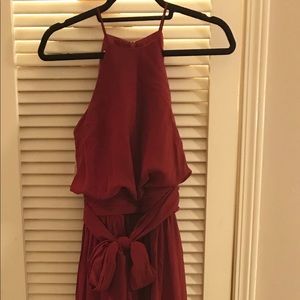 Burgundy Bridesmaids Dress